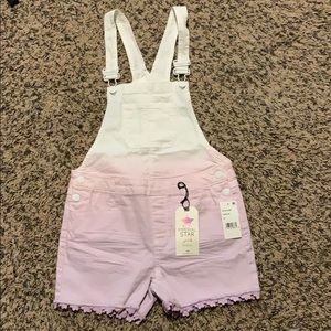 NWT short overalls for girls